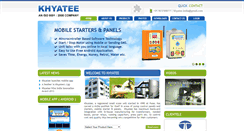 Desktop Screenshot of khyatee.in